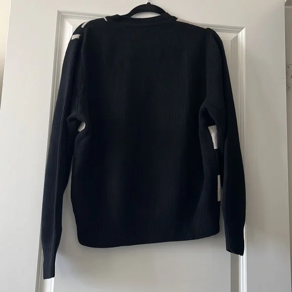 Checked intarsia wool cardigan - Picture 9 of 9